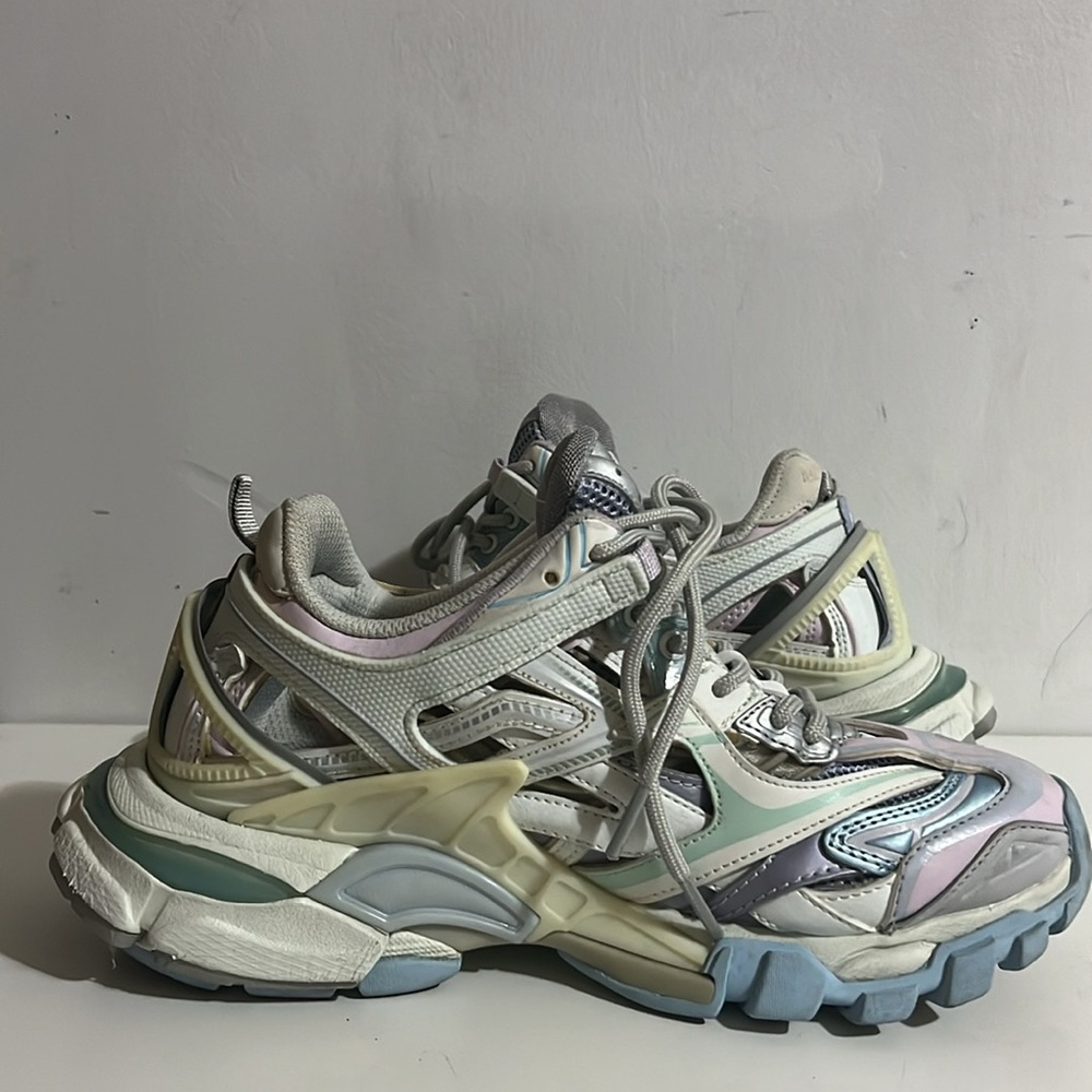 Balenciaga Track 2 Sneakers In Multicolor Nylon Athletic Shoes Sneakers Size 39 - Picture 9 of 13